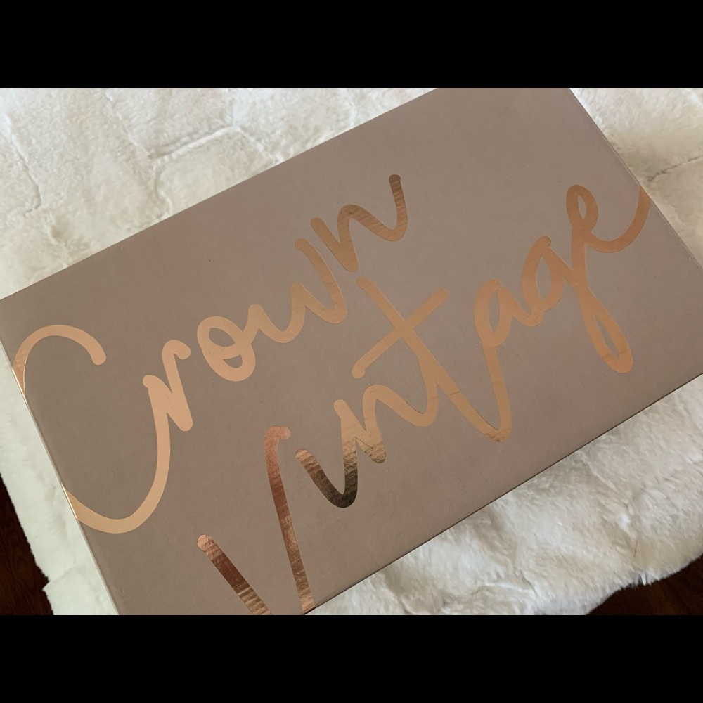 Crown Vintage Suede Flats - new in box